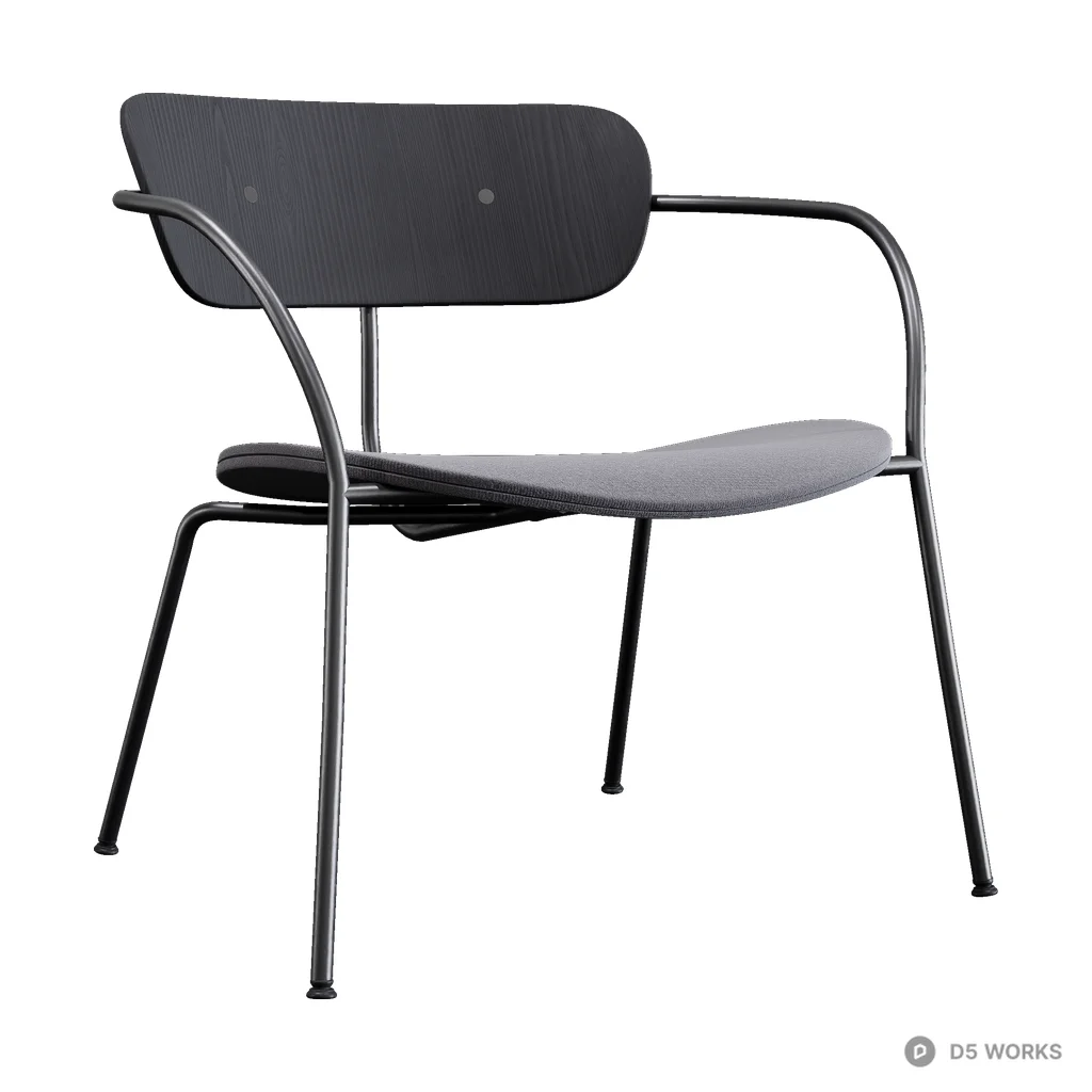 Pavilion AV6 Dining Chair 3d model - Image 1