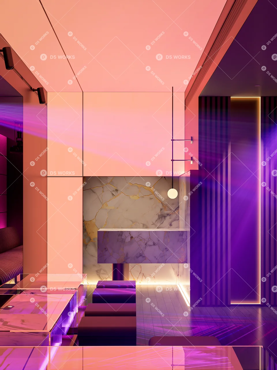 Modern Karaoke 3d model thumbnail 5
