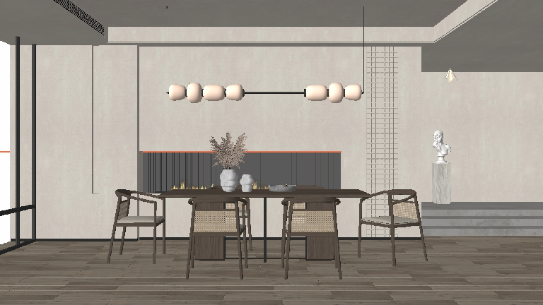 Minimalist Dining Room (Home)