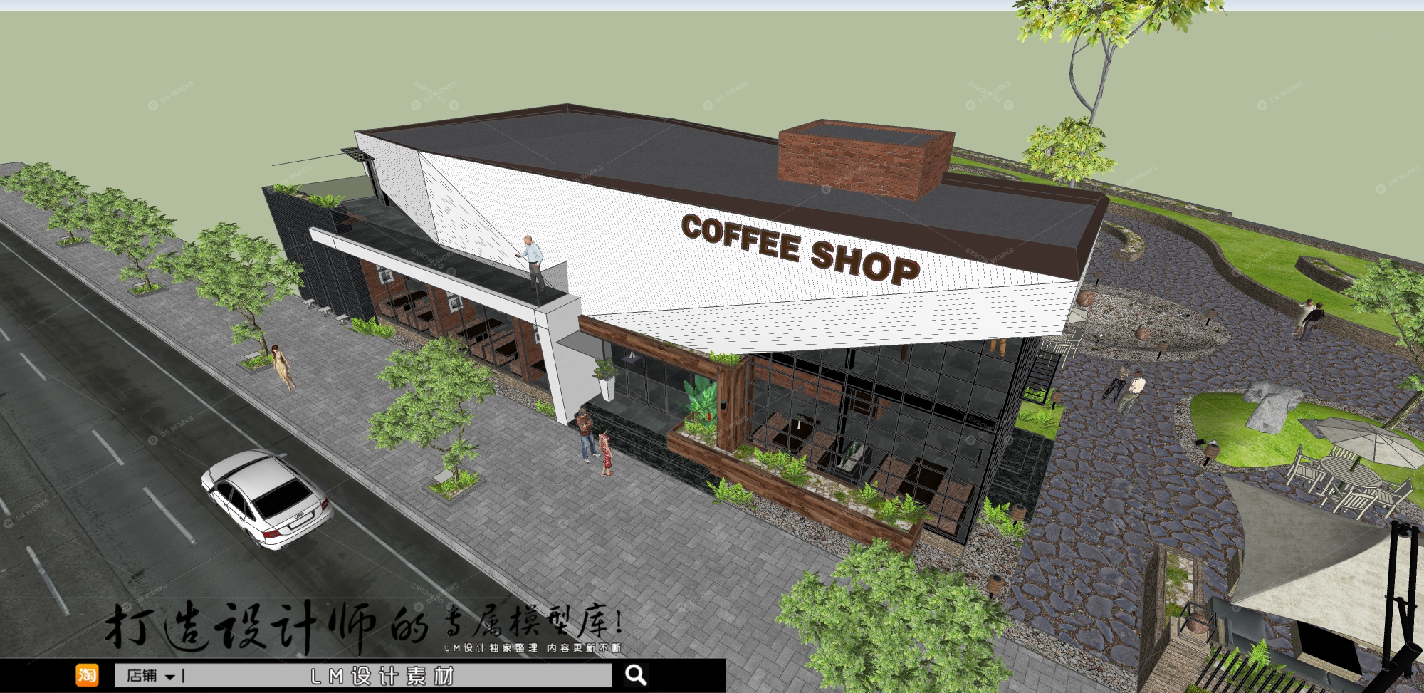 Restaurant Spaces 3D Models 2