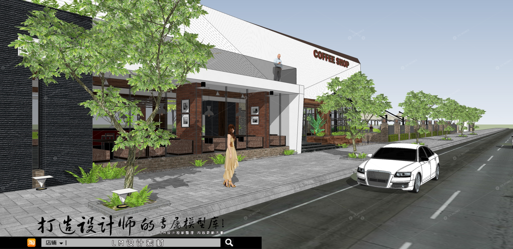 Restaurant Spaces 3D Models 3