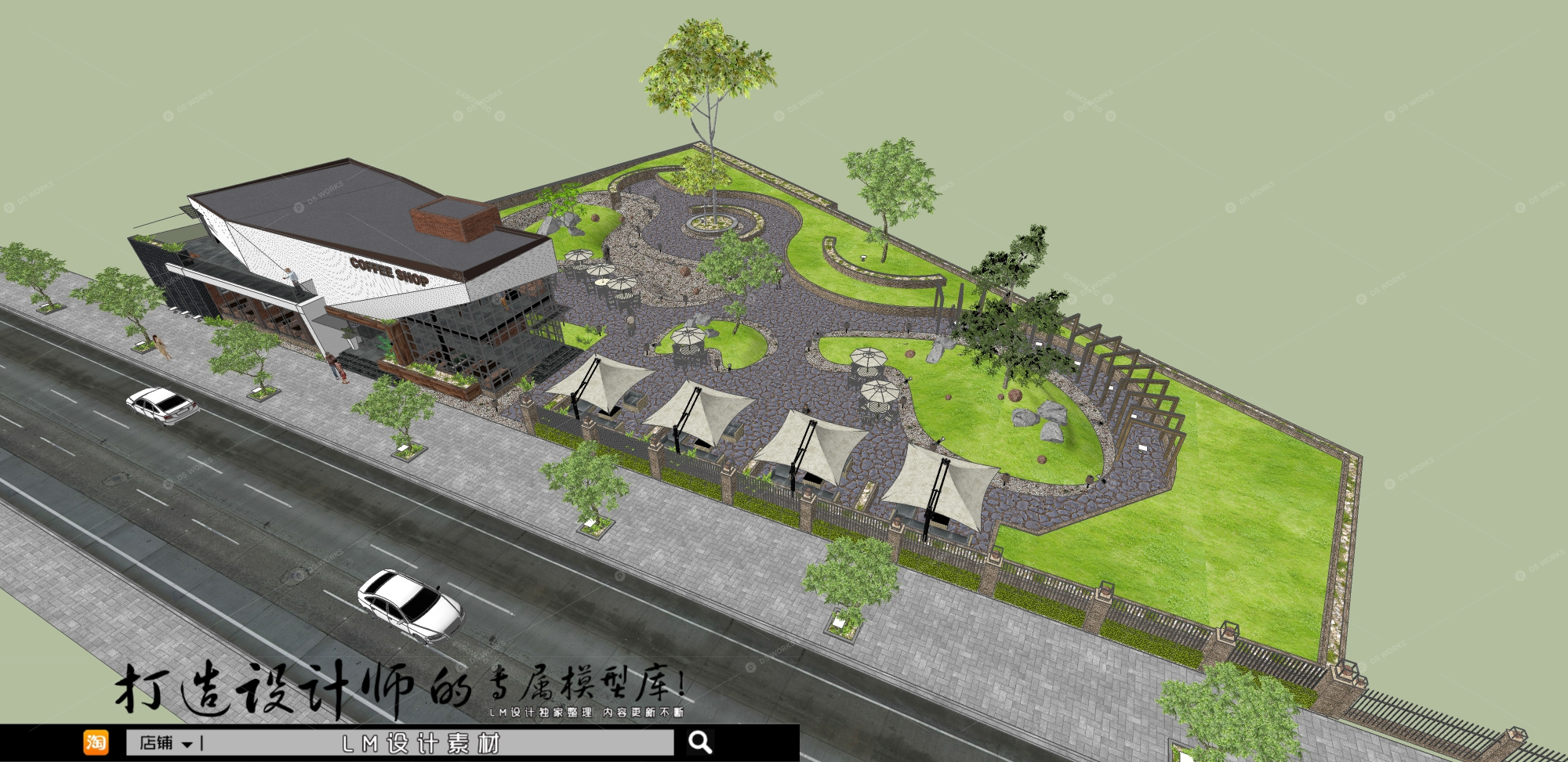 Restaurant Spaces 3D Models