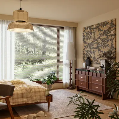 Mid-Century Modern Home Bedroom
