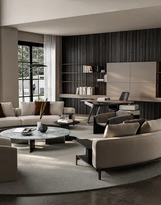 Italian Villa Living Room