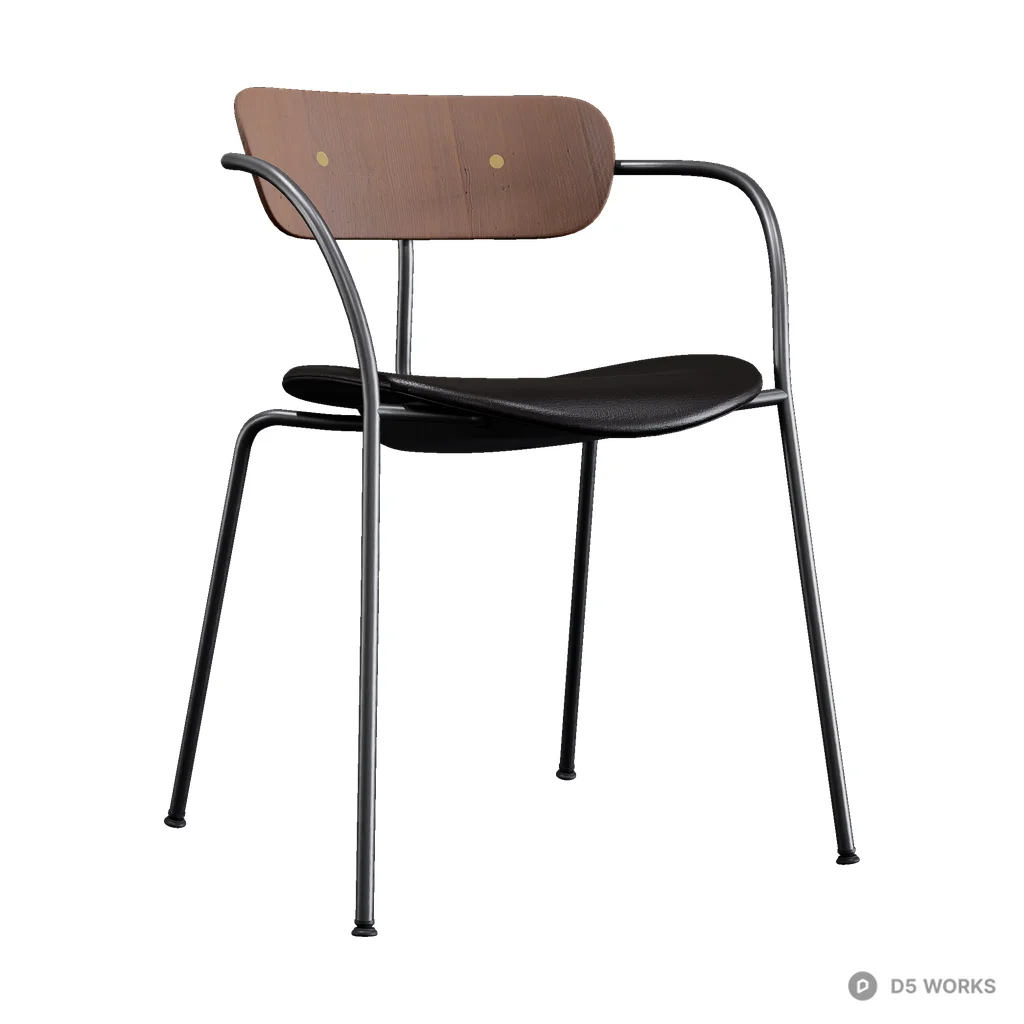 Pavilion AV4 Dining Chair 3d model - Image 1