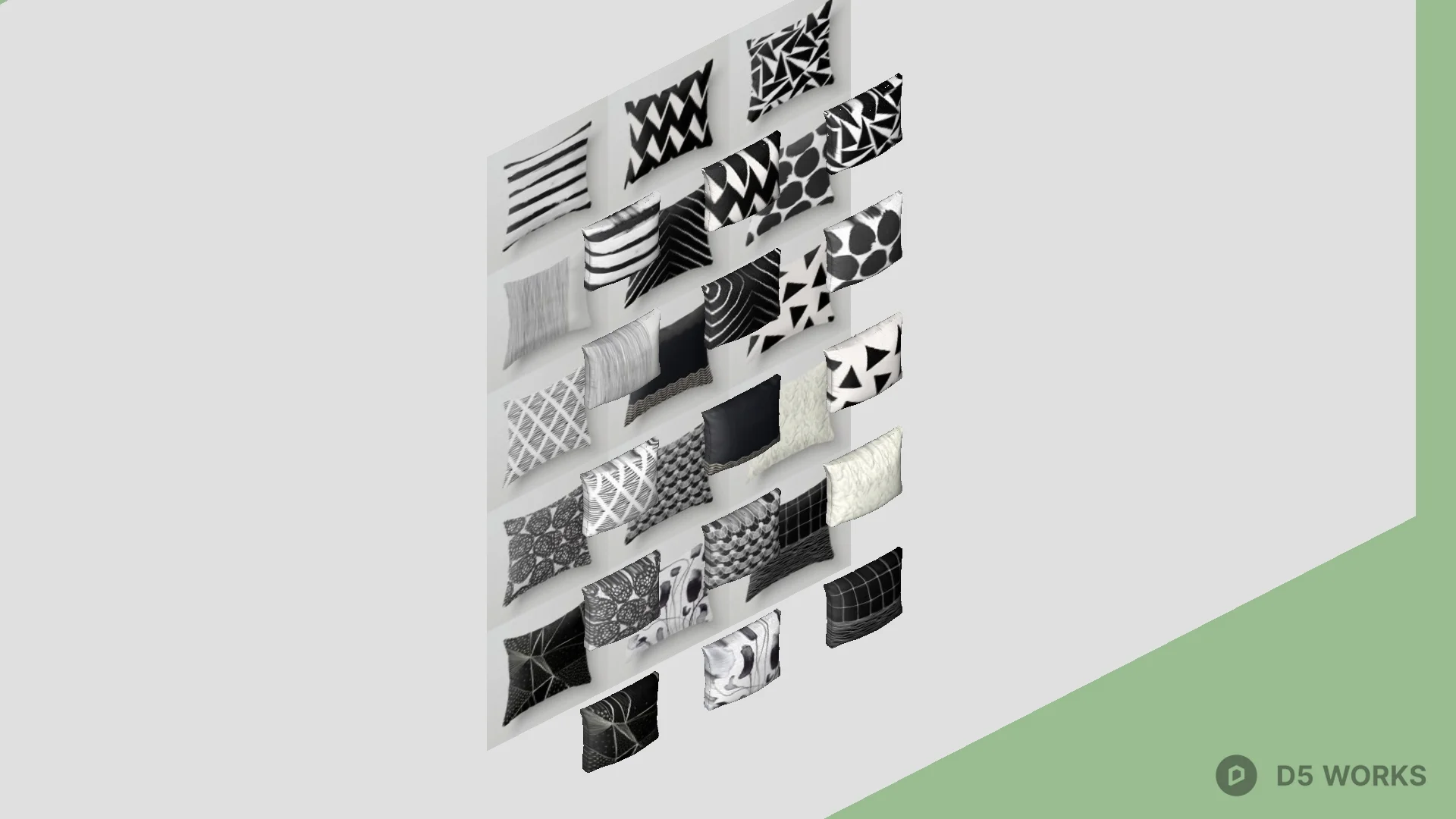 Pattern Geometric Skp Free Geometric Pattern Cushions 3D Model .skp