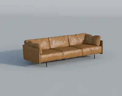 Modern Three-seater Sofa