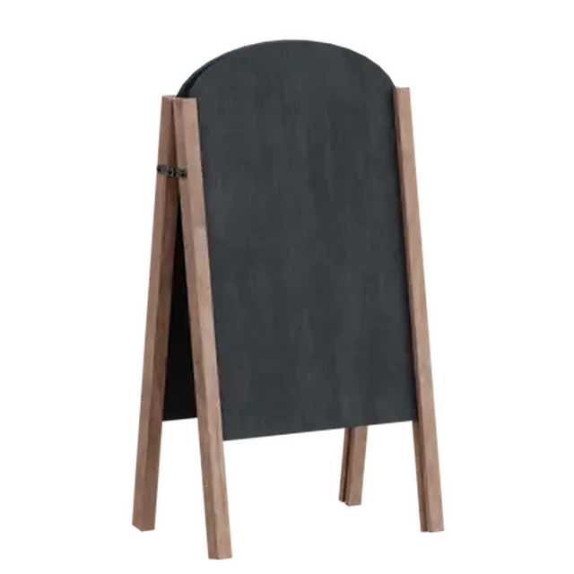 Rustic Wooden A-Frame Chalkboard Sign 3d model