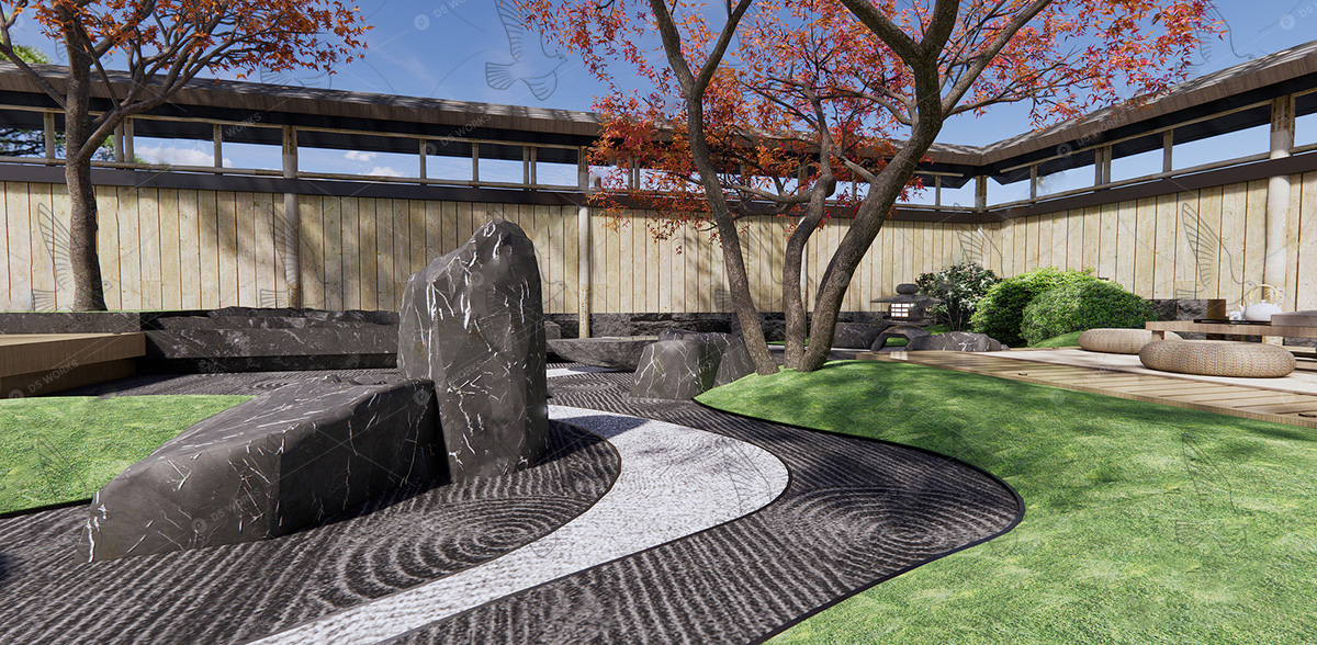 Courtyard Landscape 3D Models 2