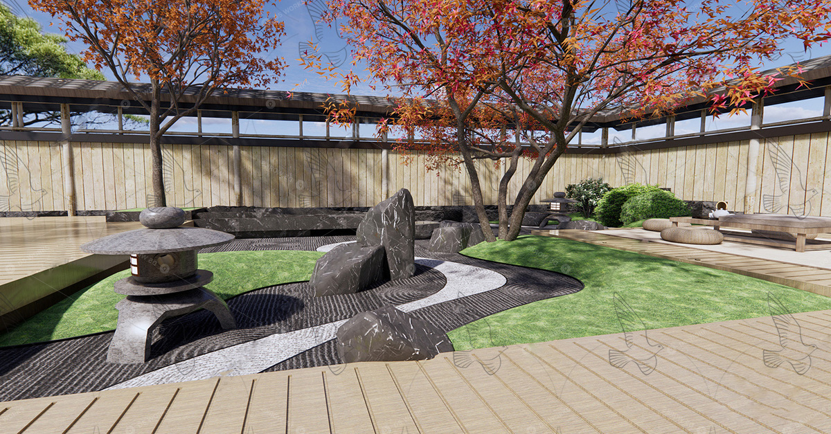Courtyard Landscape 3D Models