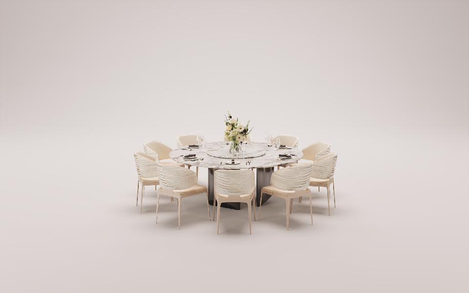 Modern Dining Table & Chairs Set