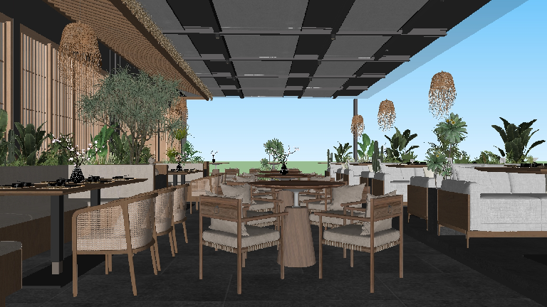 Minimalist Western Restaurant
