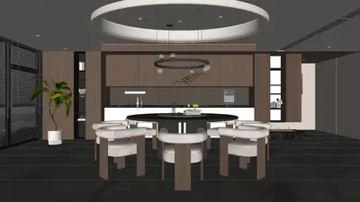 Modern Dining Room (Home)