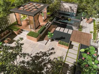Modern Courtyard Landscapes