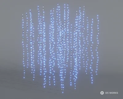 Decorative String Light 3d model - Image 1