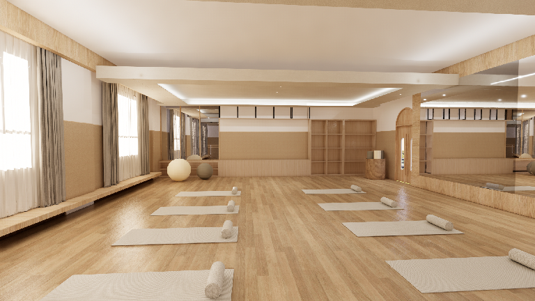 Modern Yoga Room