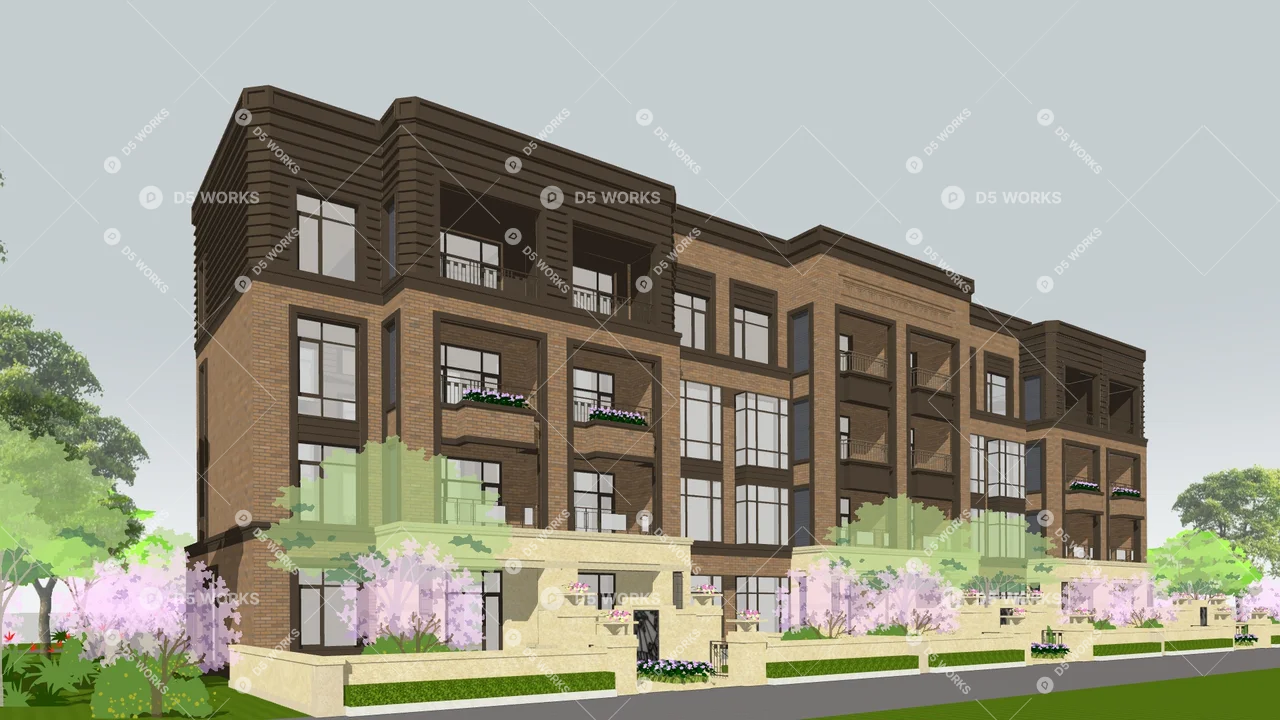 High-Rise Residence 3d model thumbnail 2