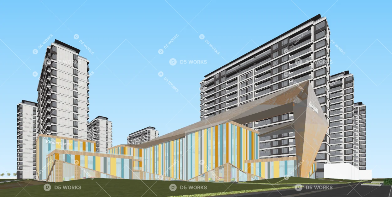 High-Rise Residence 3d model thumbnail 2