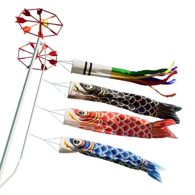 Japanese Koinobori 3d model