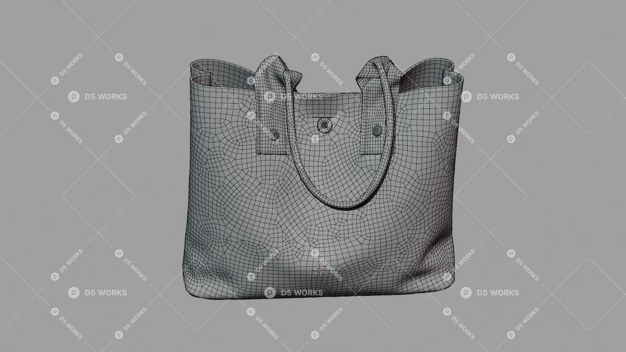 Bag 3d model thumbnail 2
