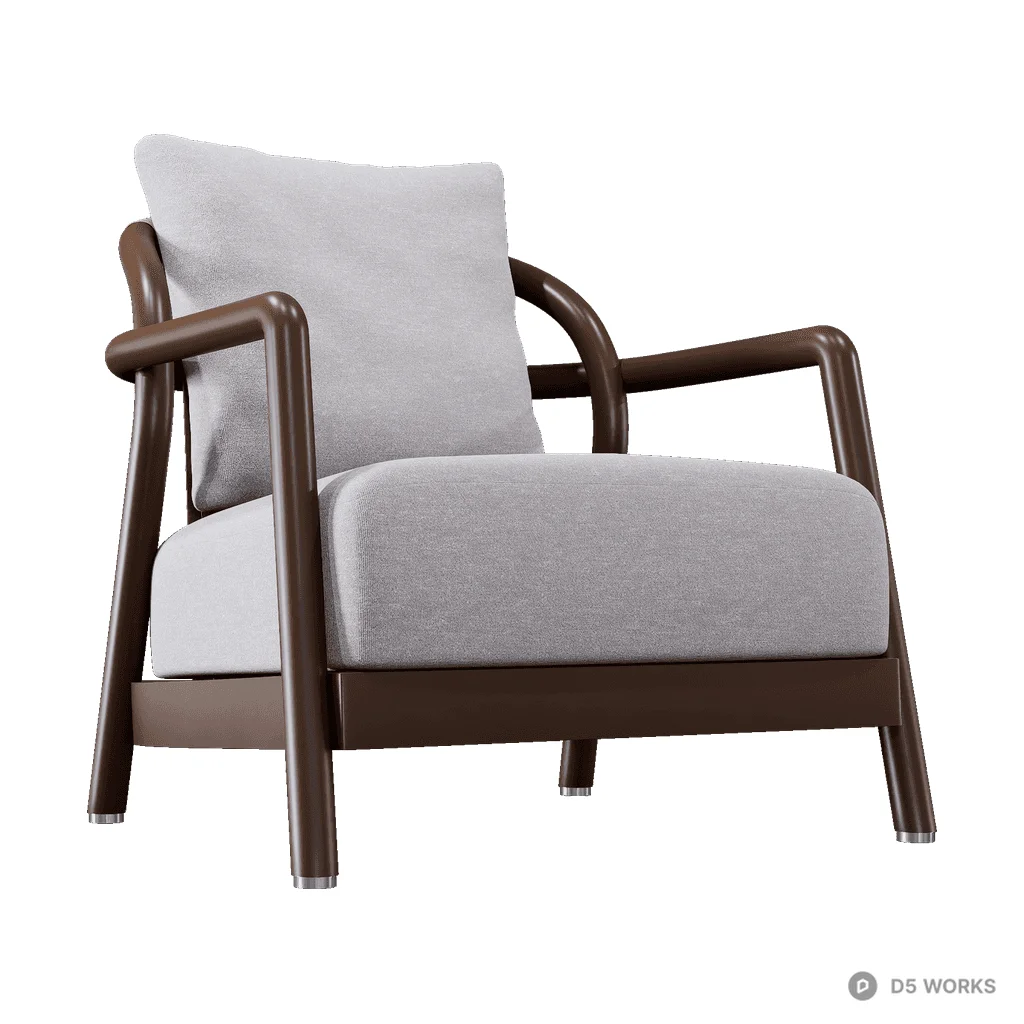 Alison Armchair 01 3d model - Image 1