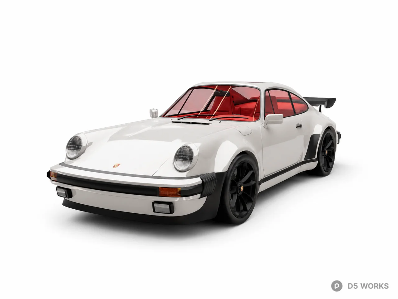 Classic Luxury Sports Car pack 02 3d model thumbnail 6