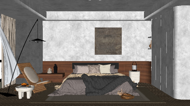 Mid-Century Modern Home Bedroom