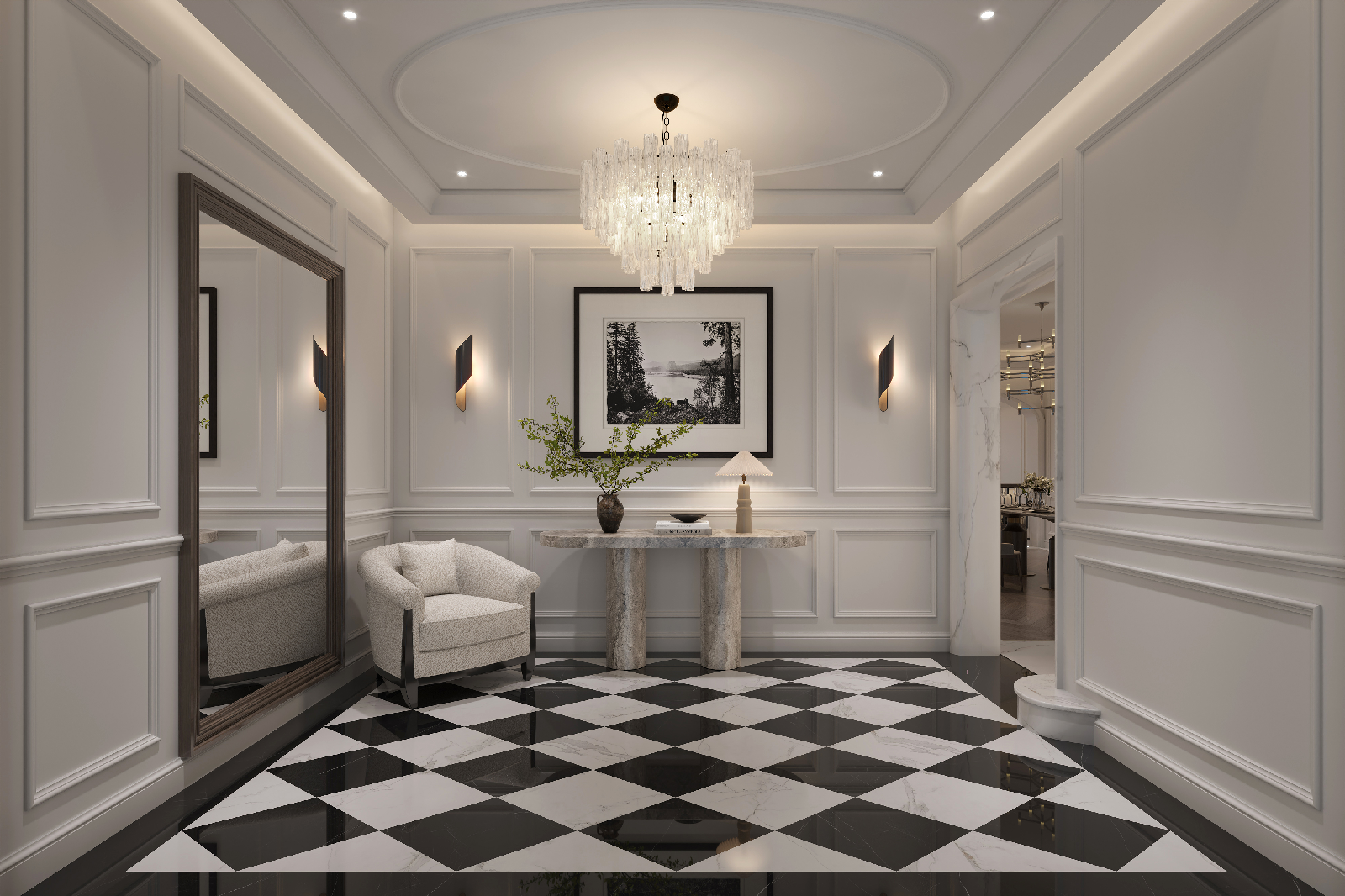 Minimalist Entrance Hall