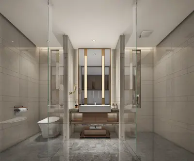 Modern Hotel Bathroom