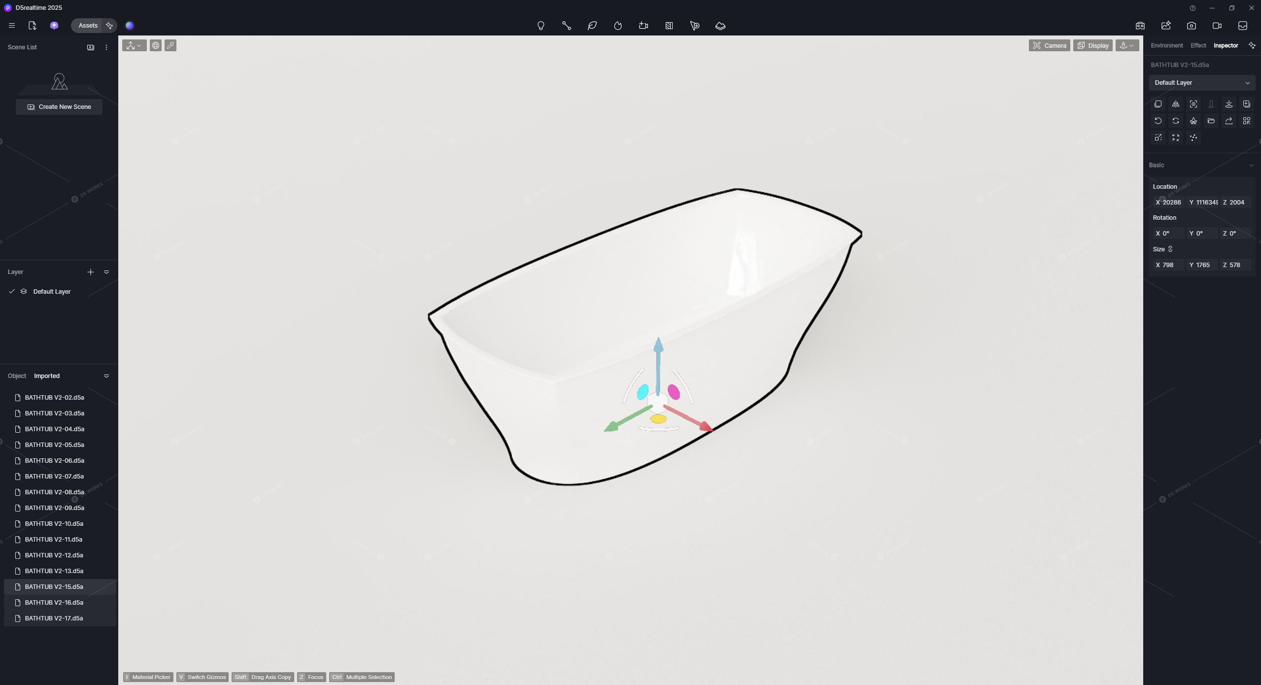 Bathtubs 3D Models 2