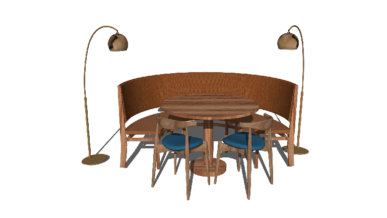 Modern Leisure Table & Chair Set