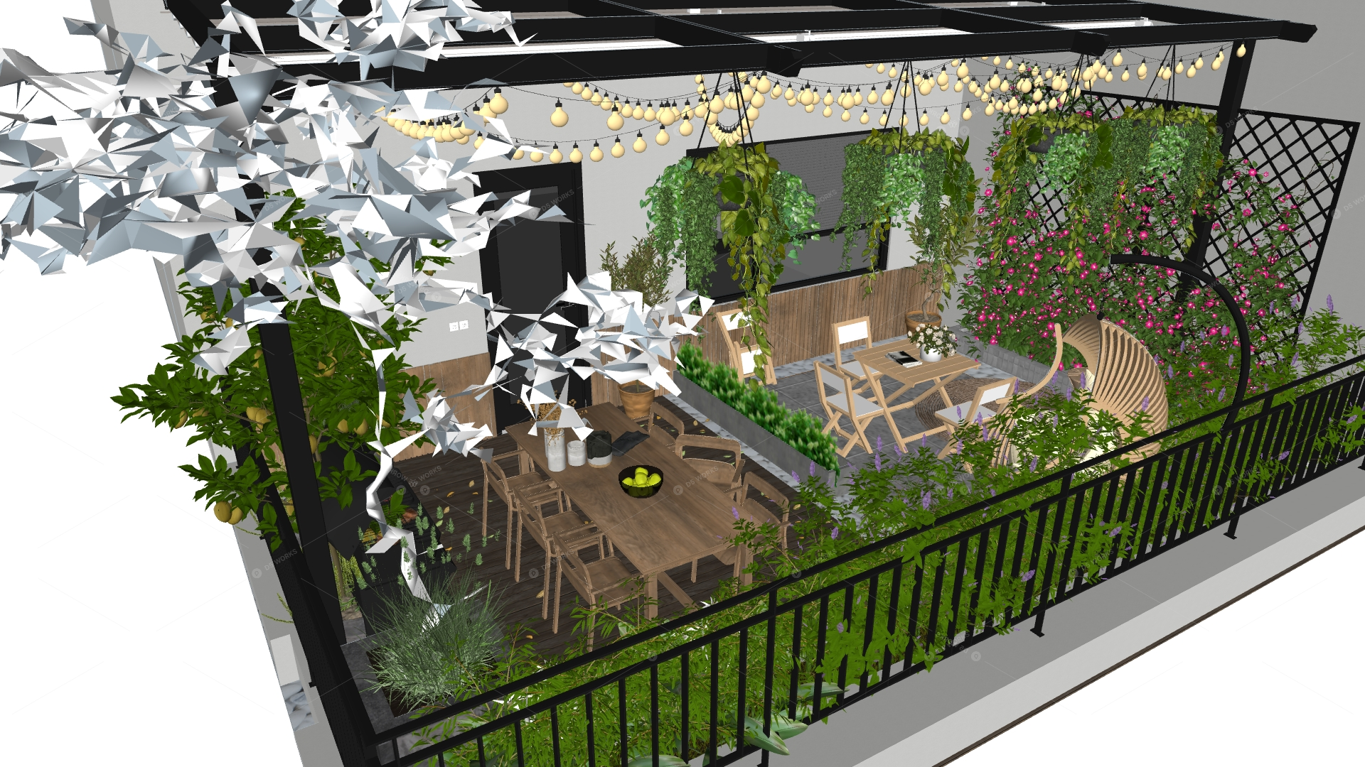 Gardens & Balconies 3D Models 3