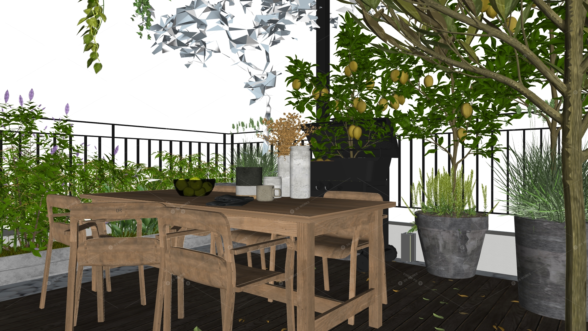 Gardens & Balconies 3D Models