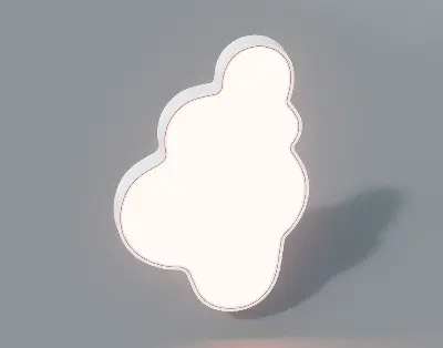 Modern Flush Mount Light