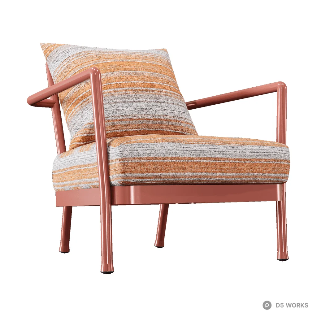 Camargue Armchair 3d model - Image 1