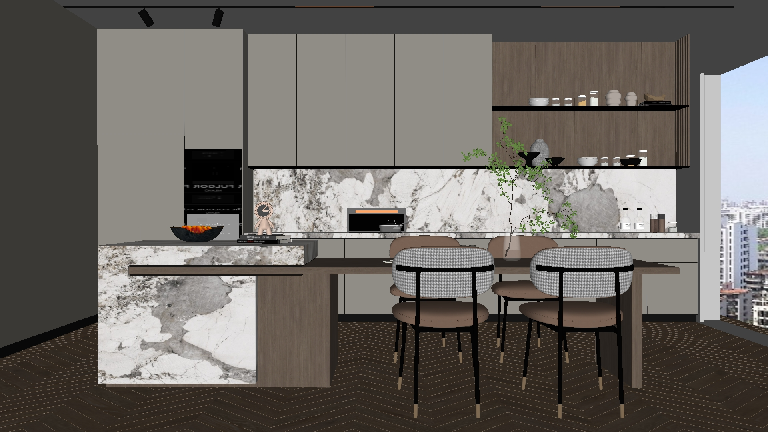 Modern Open Kitchen