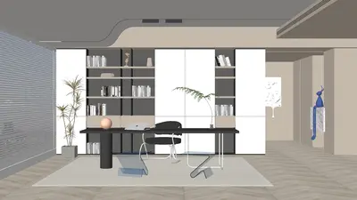 New Chinese Study Room