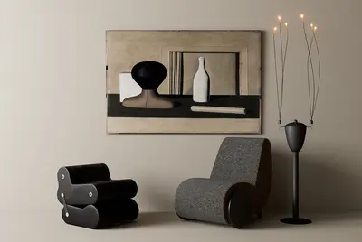 Modern Minimalist Art Decor Armchair 3d model