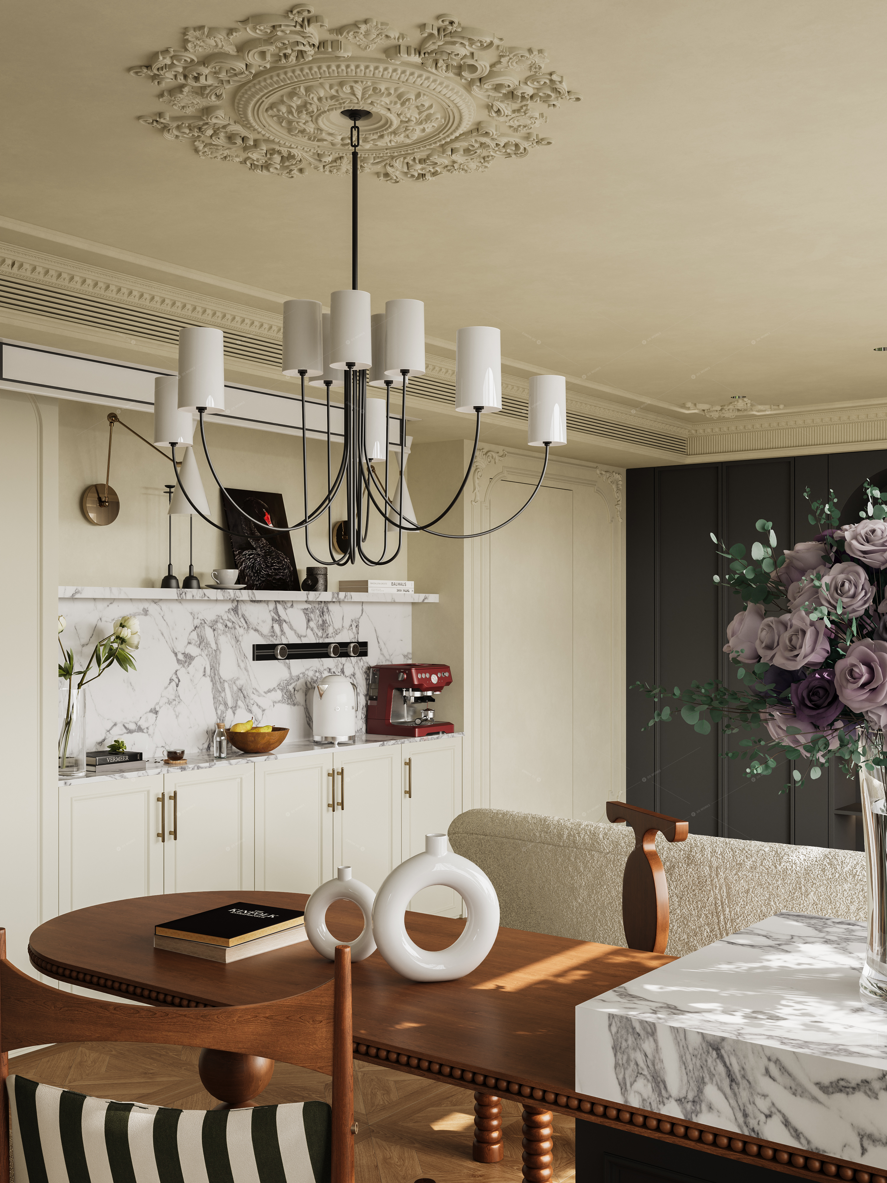 Living & Dining Rooms 3D Models 7