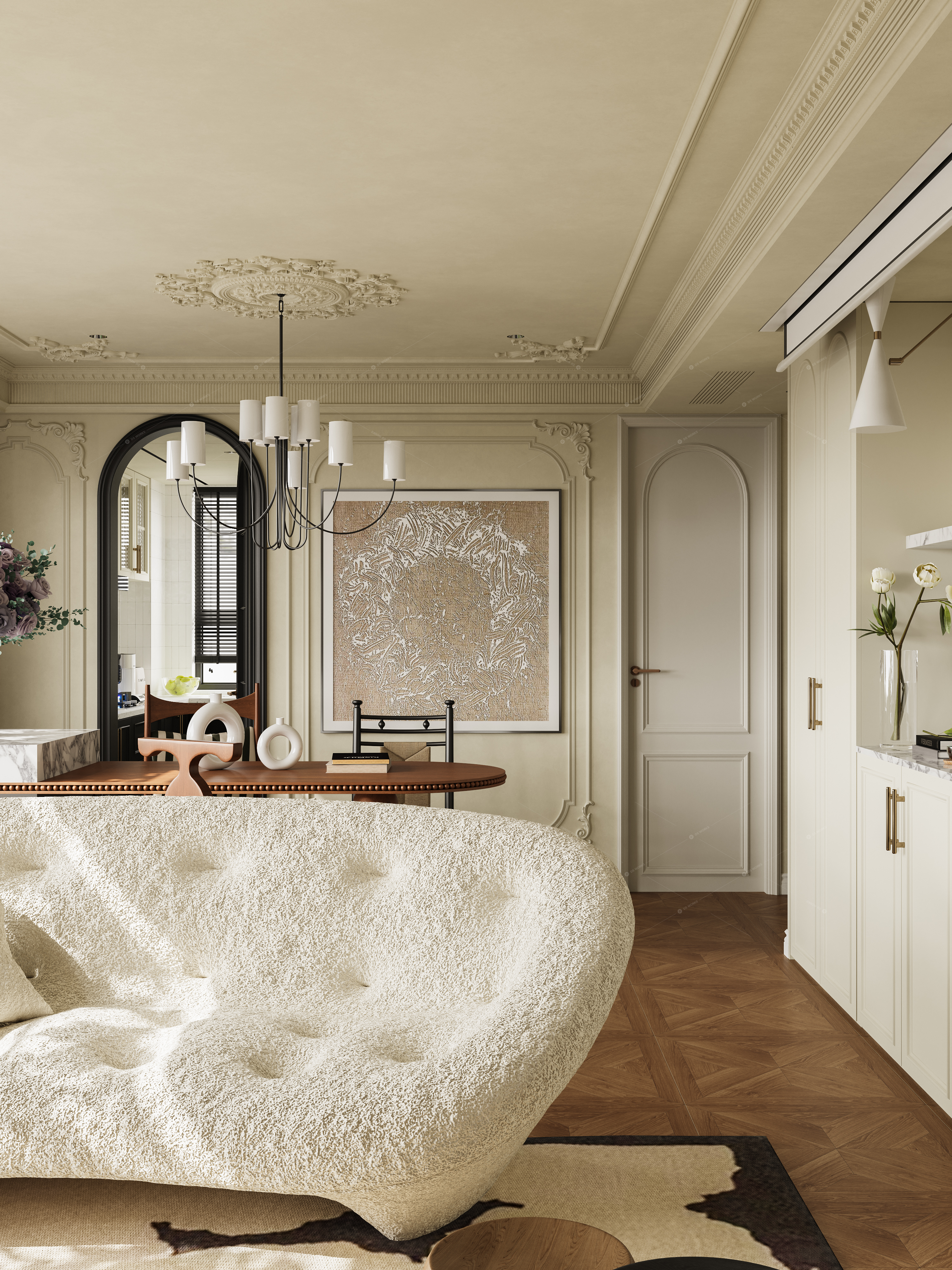 Living & Dining Rooms 3D Models 10