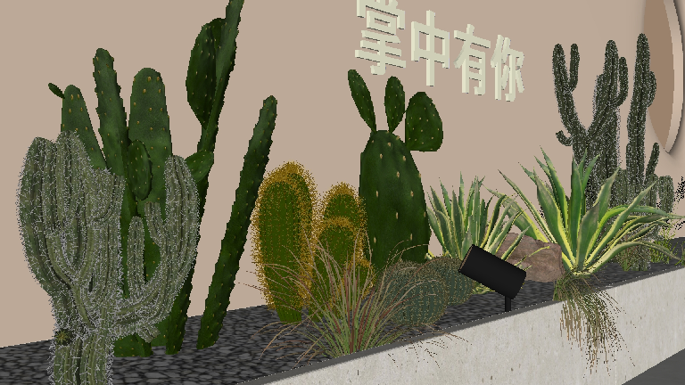 Modern Potted Plant
