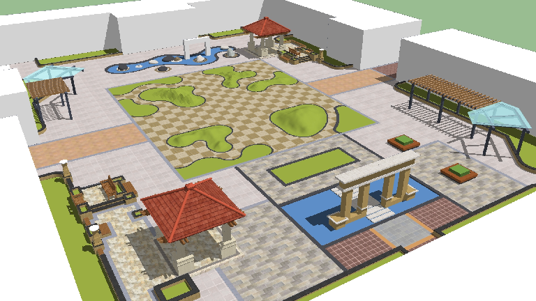 Modern Courtyard Landscapes