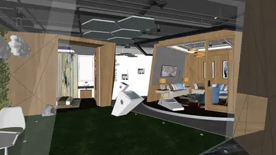 Modern Furniture Exhibition Hall