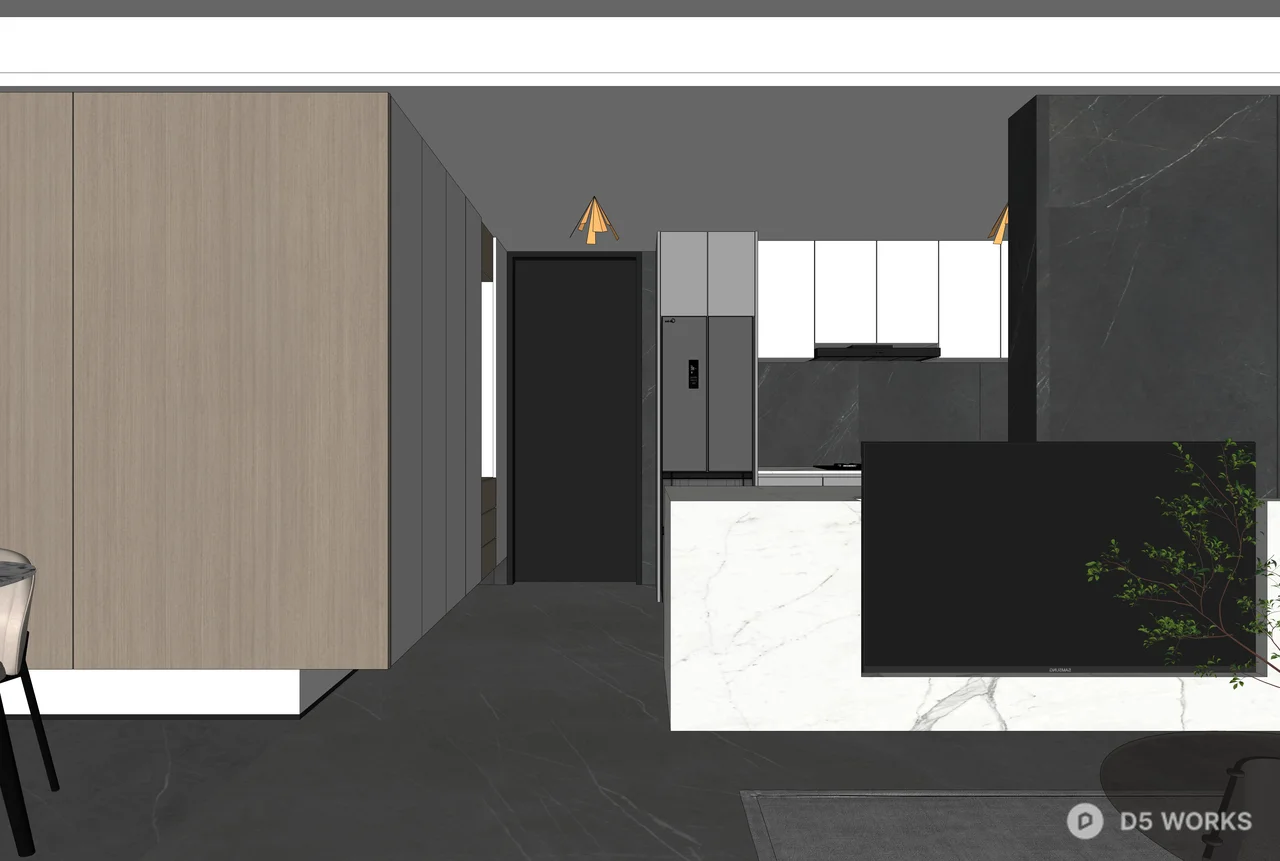 Home Decoration Space 3d model thumbnail 2