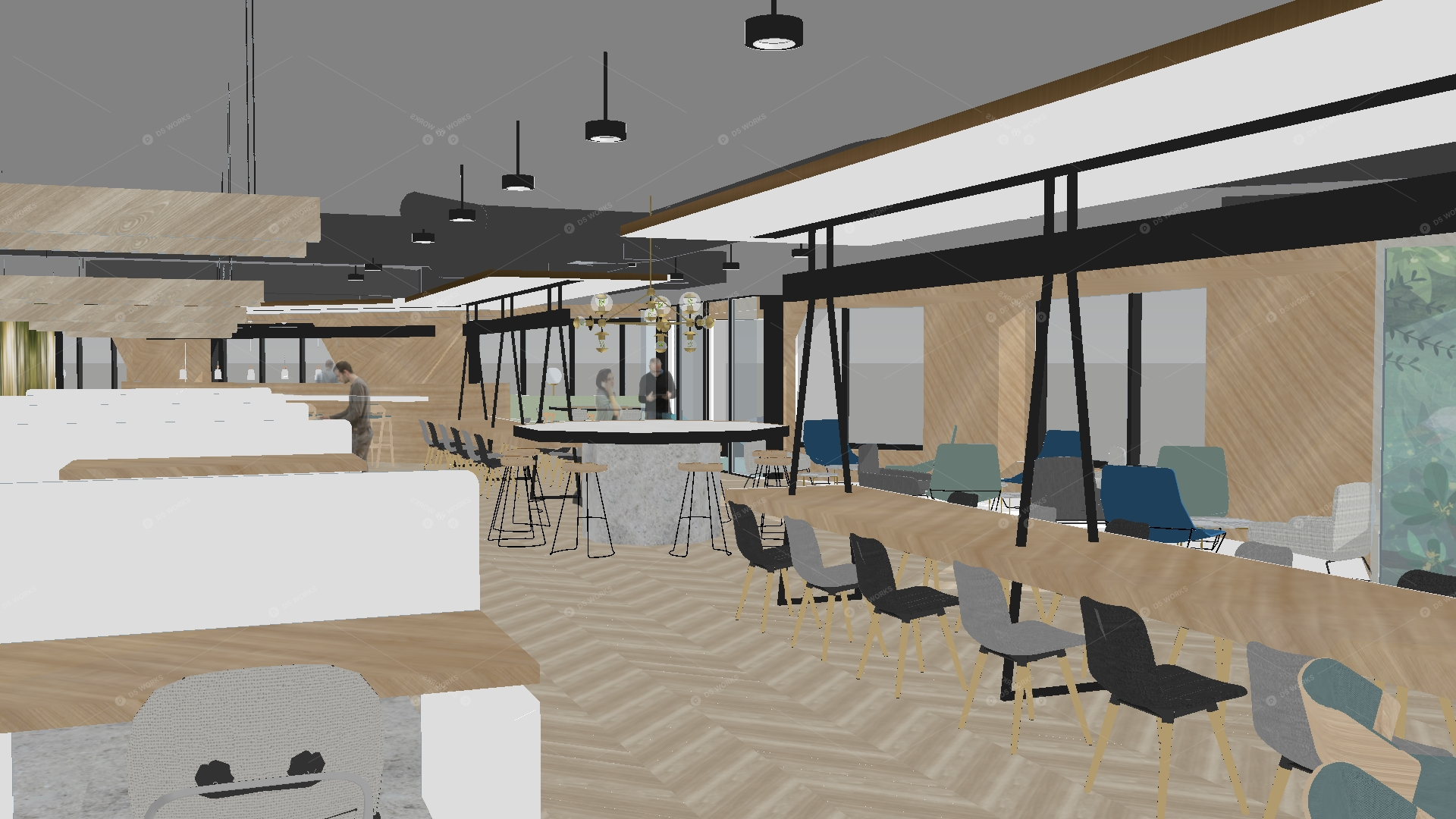 Restaurant Spaces 3D Models 3
