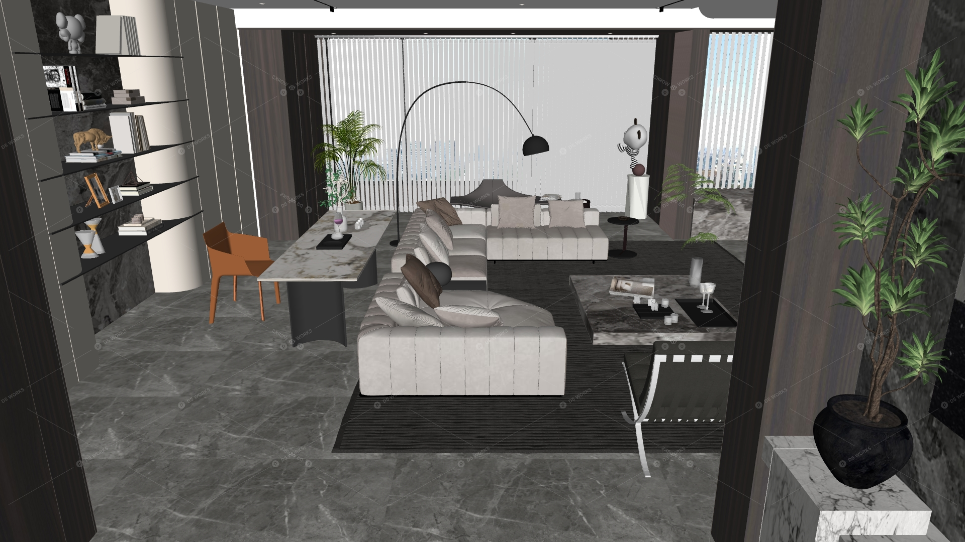 Living Rooms 3D Models