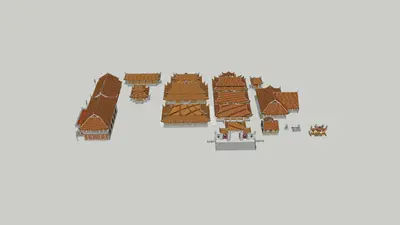 Chinese Temple Building