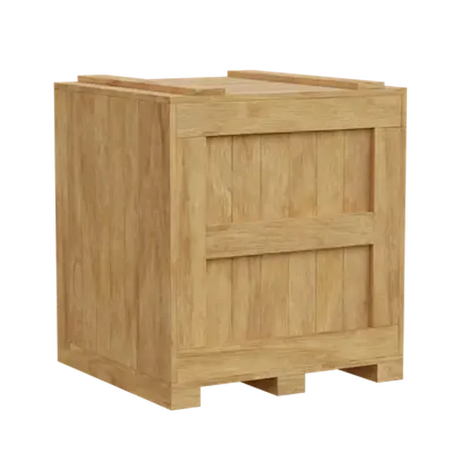 Rustic Wooden Shipping Crate 3D Model 3d model