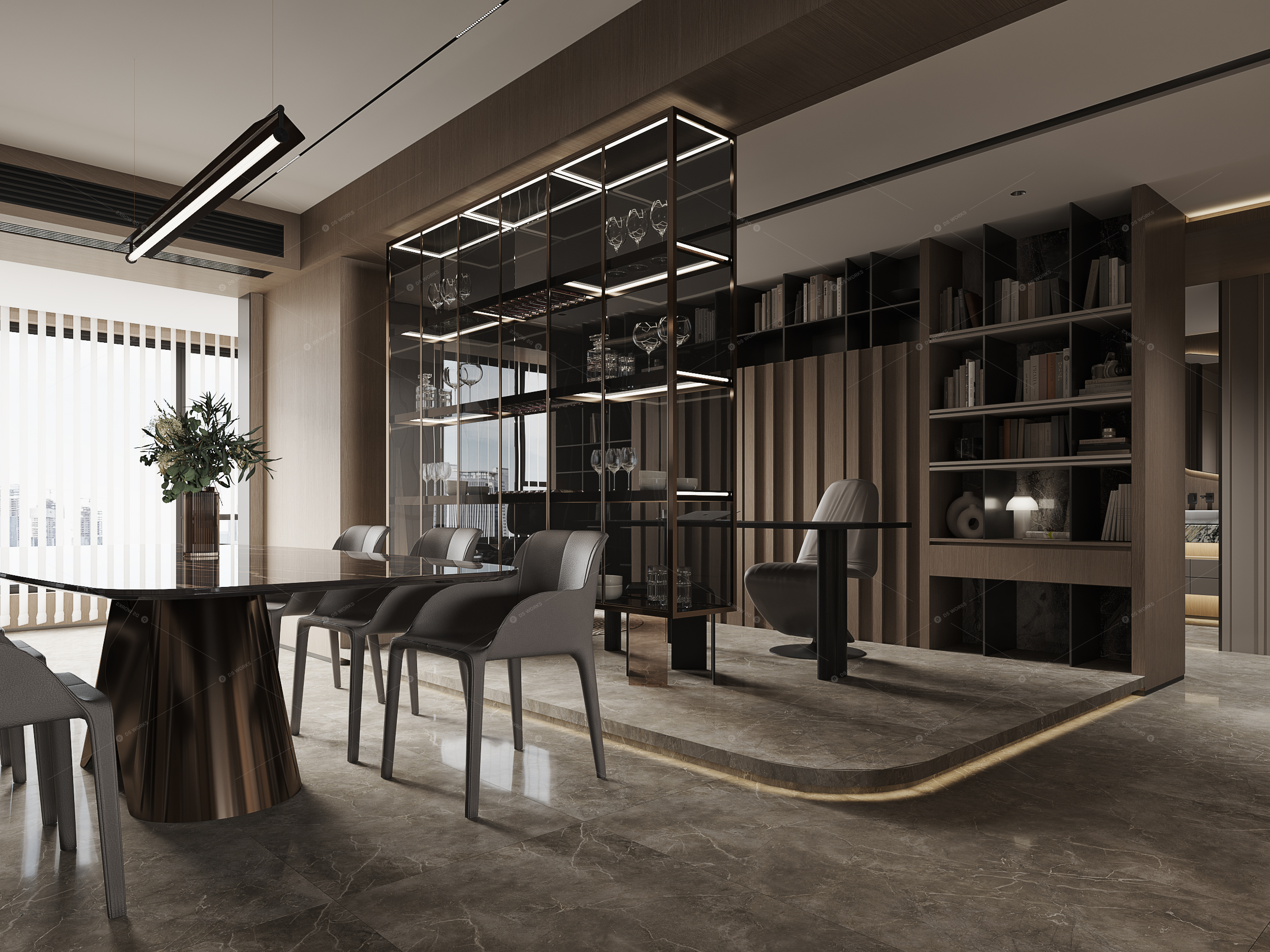 Living & Dining Rooms 3D Models 5