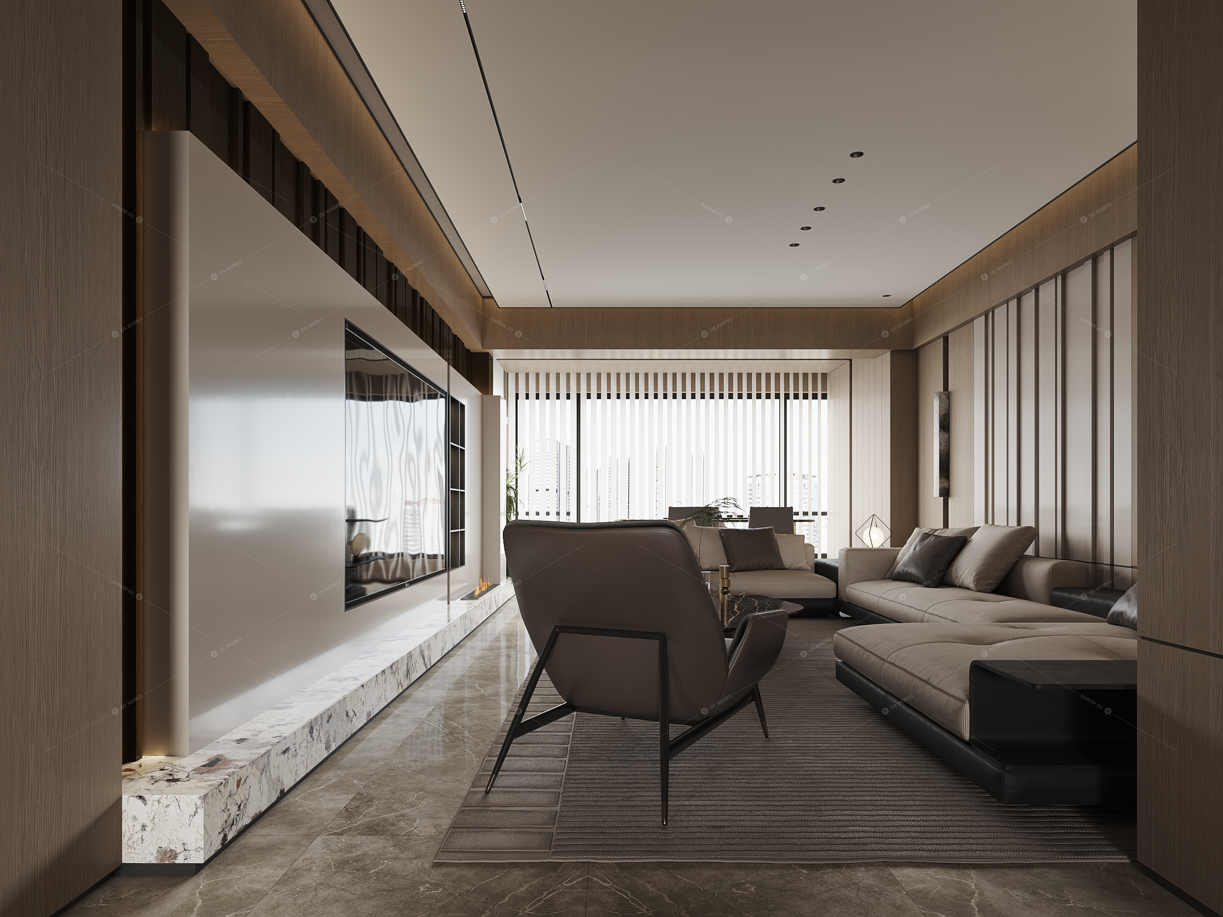 Living & Dining Rooms 3D Models 7